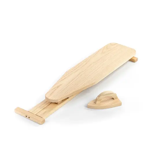 Lehman's Eli & Mattie Amish Made Wood Toy Ironing Board for Imaginary Play {4}