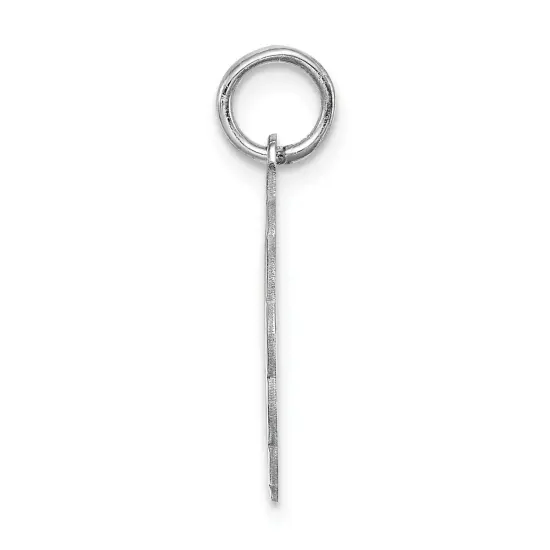 Sterling Silver Brocaded Lower Case Initial M Charm Jewerly 22mm x 16mm {3}