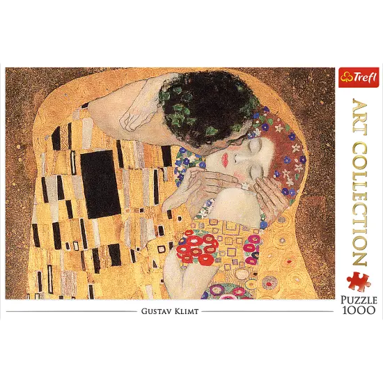 1000 Piece Jigsaw Puzzles, The Kiss by Gustav Klimt, Art Nouveau, Puzzle Art, Adult Puzzles, Trefl 10559 {3}