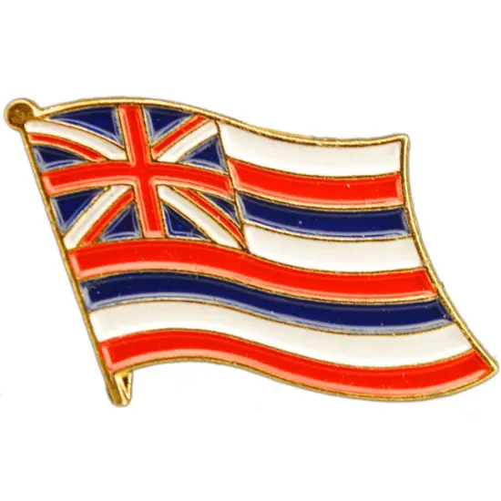 Hawaii Flag Pin 1" {1}