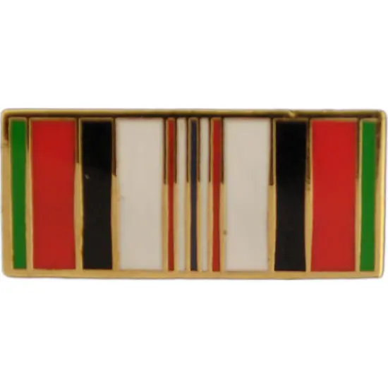 EagleEmblems P15657 Pin-Ribb,Afghanistan Camp (Med) (.875'') {1}