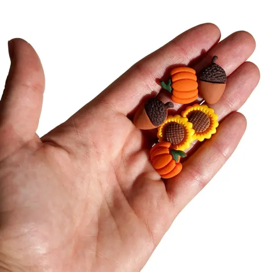 Buttons Galore Flatback Embellishments for Crafts - It's Fall Y'all - 18 Pieces {2}