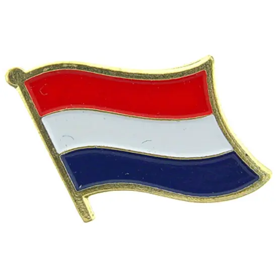 Netherlands Flag Pin 1" {1}