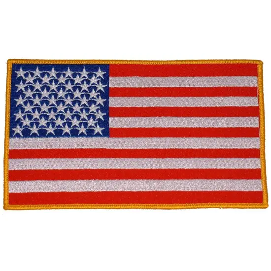 American Flag Patch 4 1/8" x 6 3/4" {1}