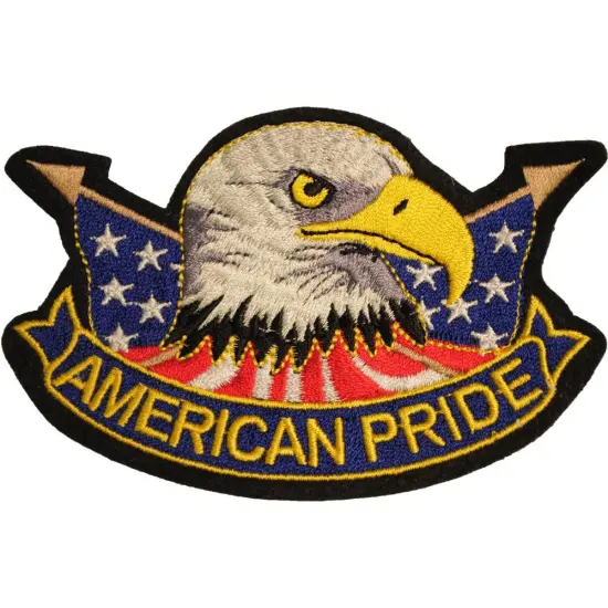 Bald Eagle American Pride Patch 3" {1}