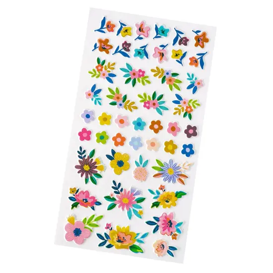 Paige Evans Blooming Wild Mini Puffy Stickers-45/Pkg {3}