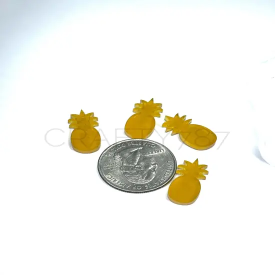 Pineapple Pi&ntilde;a Stud Earring Silicone Mold Mid size (B6) {3}