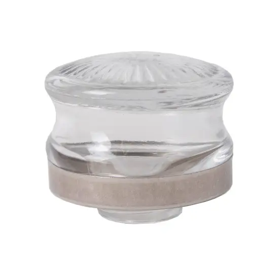 Percolator Top Knobs Clear Glass Set of 2 Sizes Small and Large {3}