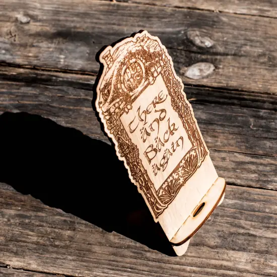 Phone Charging Station - There and Back Again - Raw Wood {2}