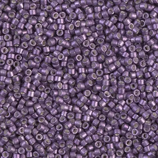 Miyuki Delica Bead 11/0 - DB1185 - Galvanized Semi-Frosted Eggplant {1}