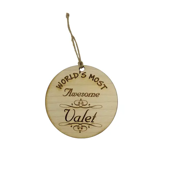 Worlds most Awesome Valet - Ornament {1}