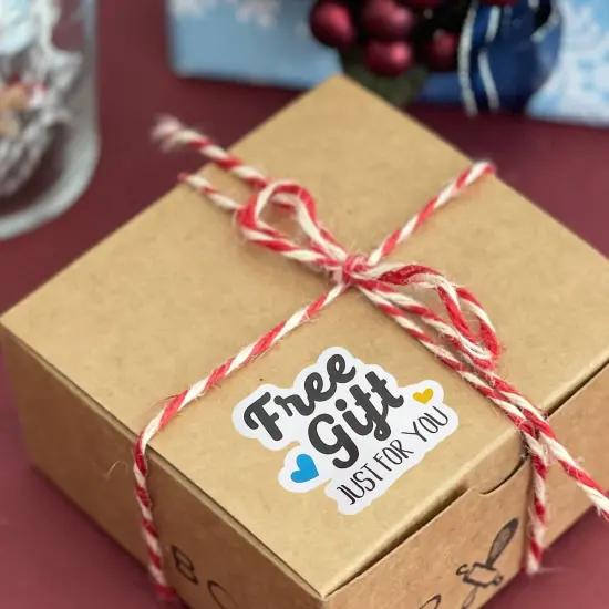 Wrapables Just for You Small Business Thank You Stickers Roll, Sealing Stickers and Labels for Boxes, Envelopes, Bags and Packages (500pcs) {4}