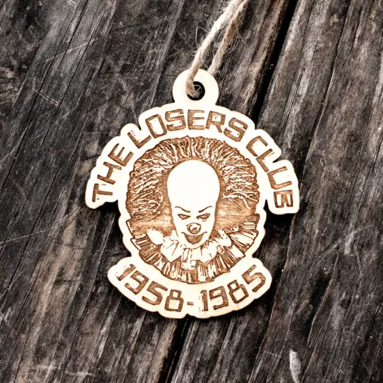 Ornament - The Losers Club - Raw Wood 3x3in {3}