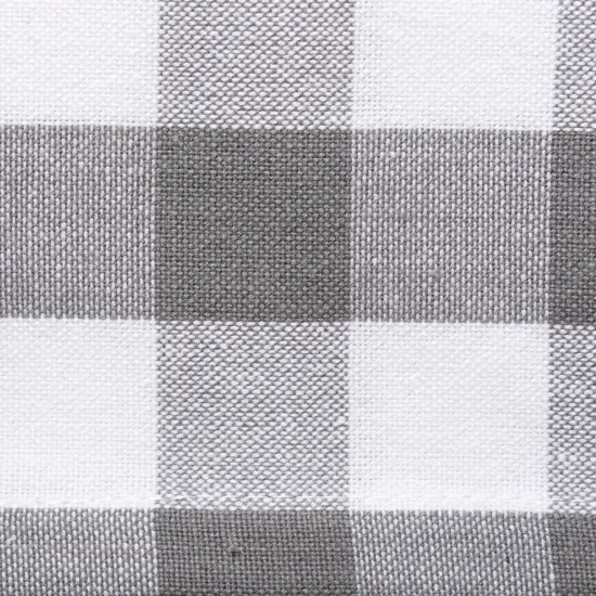 DII Gray/White Checkers Napkin (Set of 6) {6}
