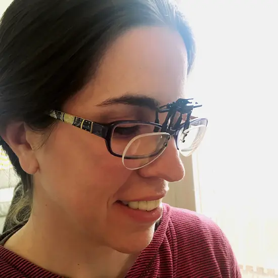 K1C2 Magni-Clips Magnifiers-+1.00 Magnification {5}