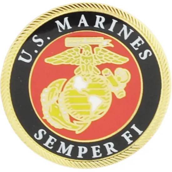 EagleEmblems P12191 Pin-USMC Logo,Semper FI (1'') {1}