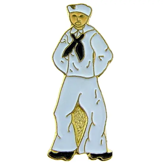 U.S. Navy Sailor Pin 1" {1}