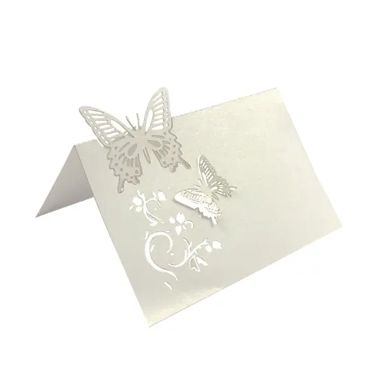 Wrapables Butterflies Wedding Decor Table Name Place Cards (Set of 50) {1}