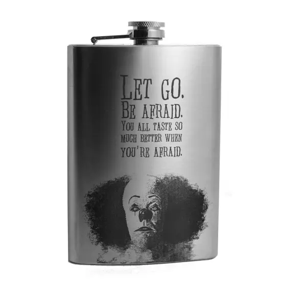 8oz Let Go Be Afraid Stainless Steel Flask {1}