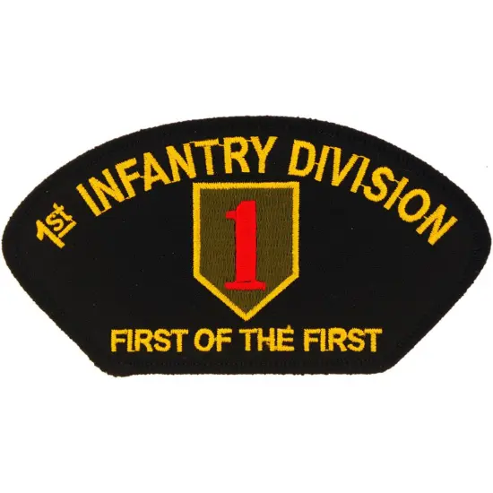 U.S. Army 1st Infantry Division Hat Patch 2 3/4" {1}