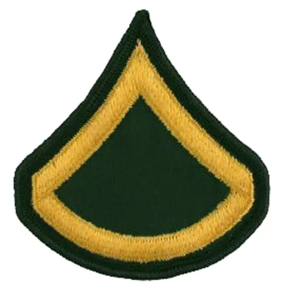 U.S. Army Pair Private First Class Dress Green Patches {1}