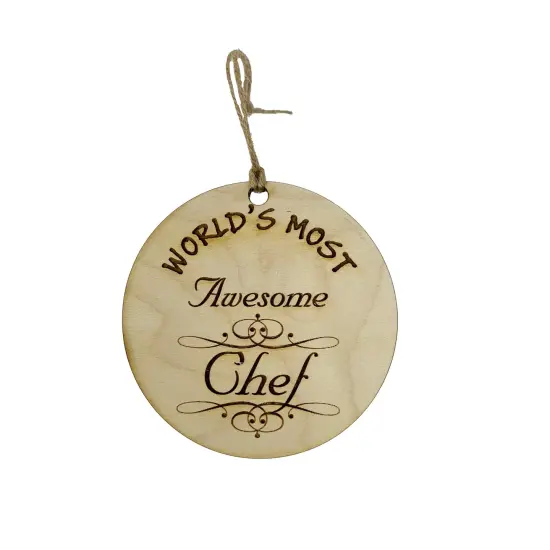 Worlds most Awesome Chef - Ornament {1}