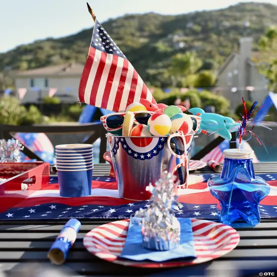 5" x 4 1/2" Kids Patriotic Sunglasses 12 Pieces {4}