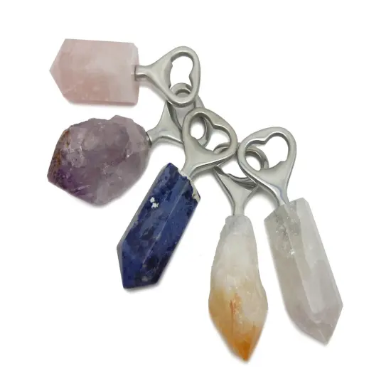 Gemstone Bottle Opener Crystal Quartz {1}