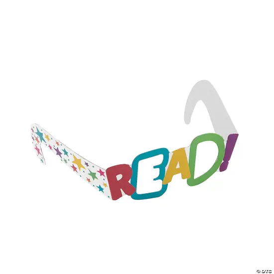 Read Cardstock Glasses 12 Pieces {2}