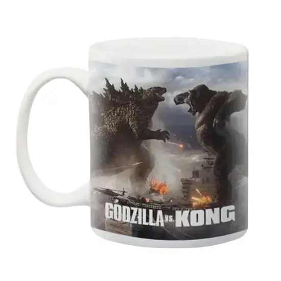Godzilla vs Kong Kings Collide 11 Ounce Ceramic Mug {1}
