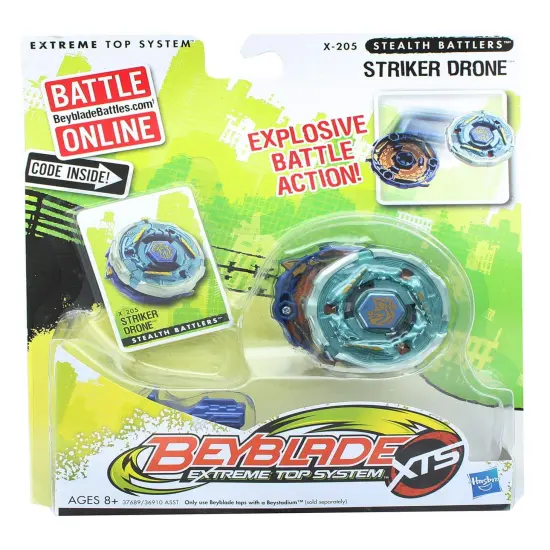 Beyblade XTS Stealth Battlers Battle Top w/ Launcher - Striker Drone {1}