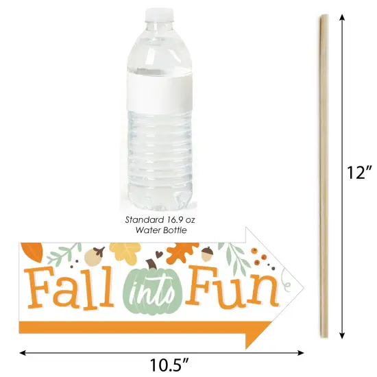 Big Dot of Happiness Funny Little Pumpkin - Fall Birthday Party or Baby Shower Photo Booth Props Kit - 10 Piece {4}