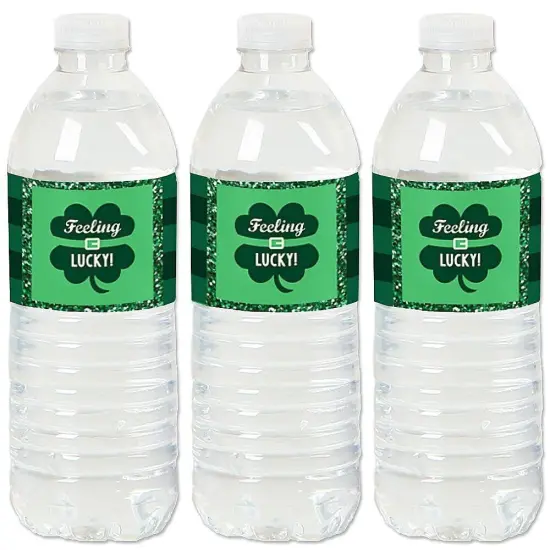 Big Dot of Happiness St. Patrick's Day - Saint Paddy's Day Party Water Bottle Sticker Labels - Set of 20 {1}