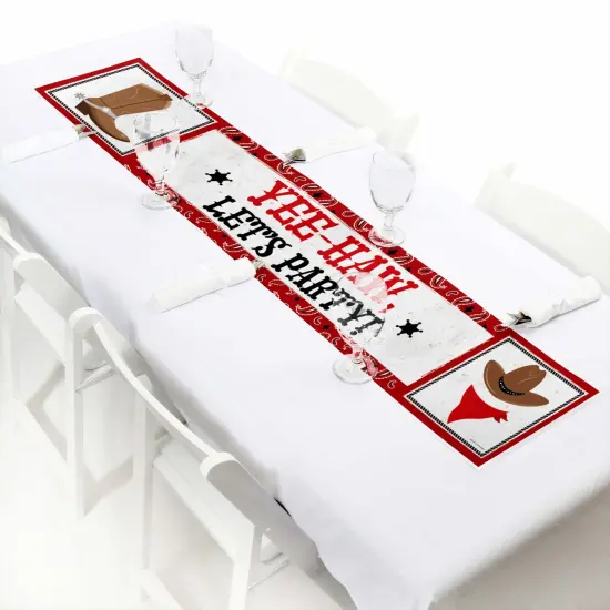 Big Dot of Happiness Western Hoedown - Wild West Cowboy Party Decorations Party Banner {7}