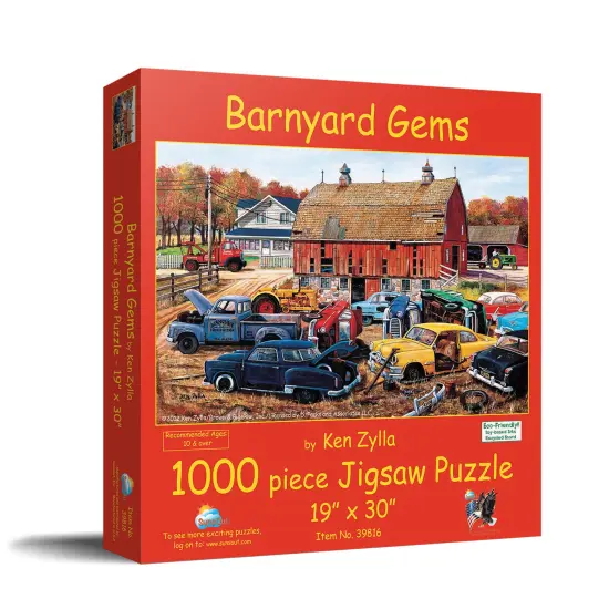 Sunsout Barnyard Gems 1000 pc Jigsaw Puzzle 39816 {3}
