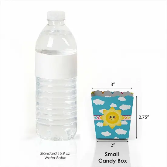 Big Dot of Happiness You are My Sunshine - Party Mini Favor Boxes - Baby Shower or Birthday Party Treat Candy Boxes - Set of 12 {4}