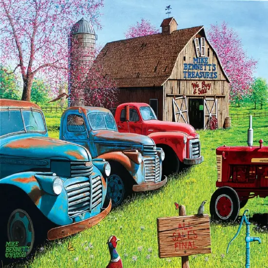 Sunsout Mike Bennett's Treasures 500 pc Jigsaw Puzzle 61706 {1}