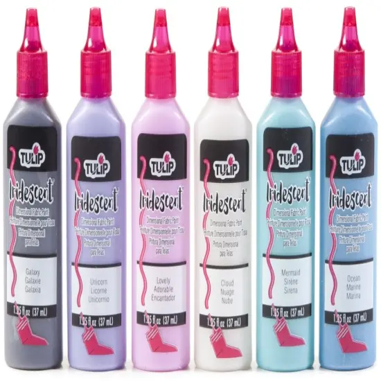 Tulip Dimensional Fabric Paint 6/Pkg-Iridescent {2}