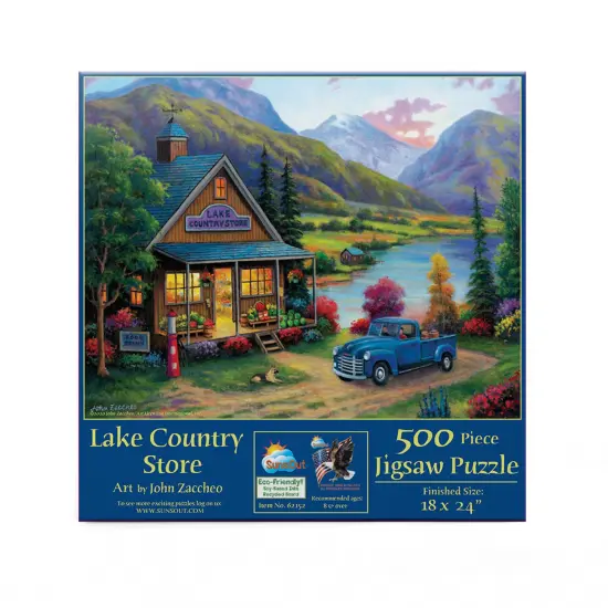 Sunsout Lake Country Store 500 pc Jigsaw Puzzle 62152 {4}