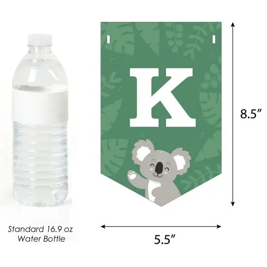 Big Dot of Happiness Koala Cutie - Bear Birthday Party and Baby Shower Bunting Banner - Party Decorations - Koalafied To Party {4}