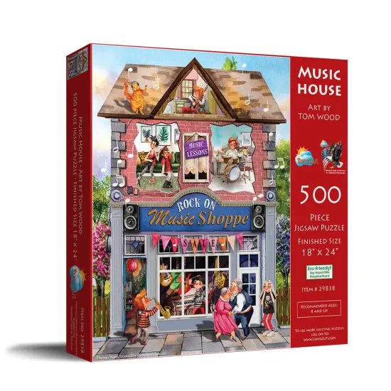 Sunsout Music House 500 pc Jigsaw Puzzle 29838 {3}