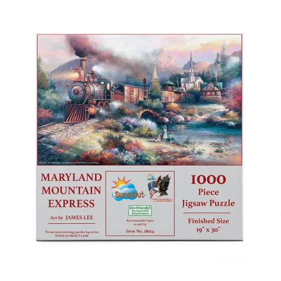 Sunsout Maryland Mountain Express 1000 pc Jigsaw Puzzle 18014 {3}