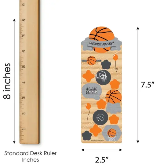 Big Dot of Happiness Nothin' but Net - Basketball - Birthday Party Favor Kids Stickers - 16 Sheets - 256 Stickers {4}