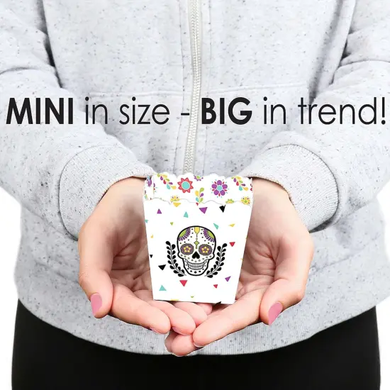 Big Dot of Happiness Day of the Dead - Party Mini Favor Boxes - Sugar Skull Party Treat Candy Boxes - Set of 12 {6}