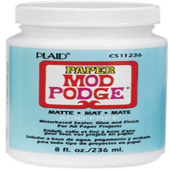 Plaid Mod Podge Paper Matte Finish-8oz {1}