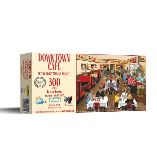 Sunsout Downtown Cafe 300 pc Jigsaw Puzzle 22132 {3}
