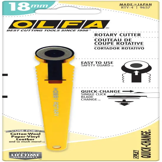 OLFA Quick-Change Rotary Cutter 18mm {1}