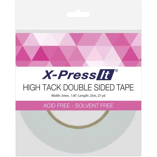X-Press It High Tack Double-Sided Tissue Tape-.125"X27yd {1}