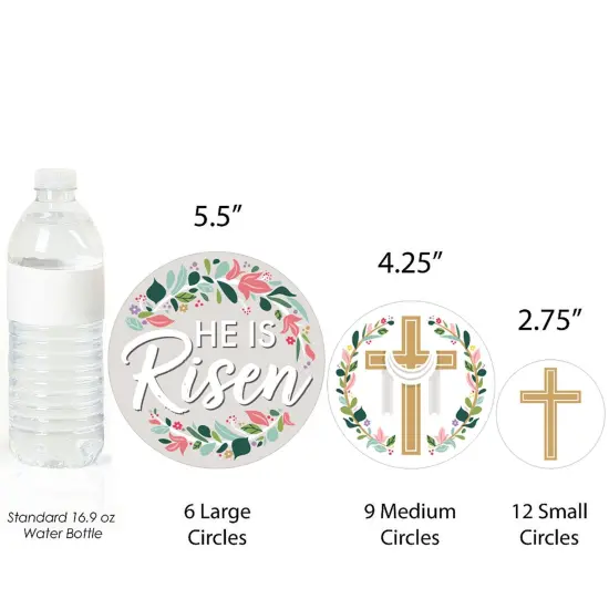 Big Dot of Happiness Religious Easter - Christian Holiday Party Giant Circle Confetti - Party Decorations - Large Confetti 27 Count {4}