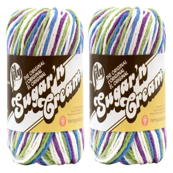 (Pack of 2) Lily Sugar'n Cream Yarn - Ombres-Fruit Punch {1}